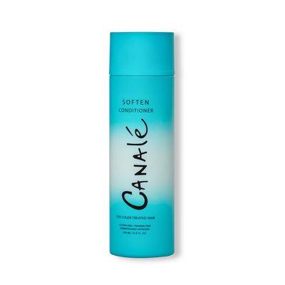 A bottle of Canale Soften Conditioner against a white background.